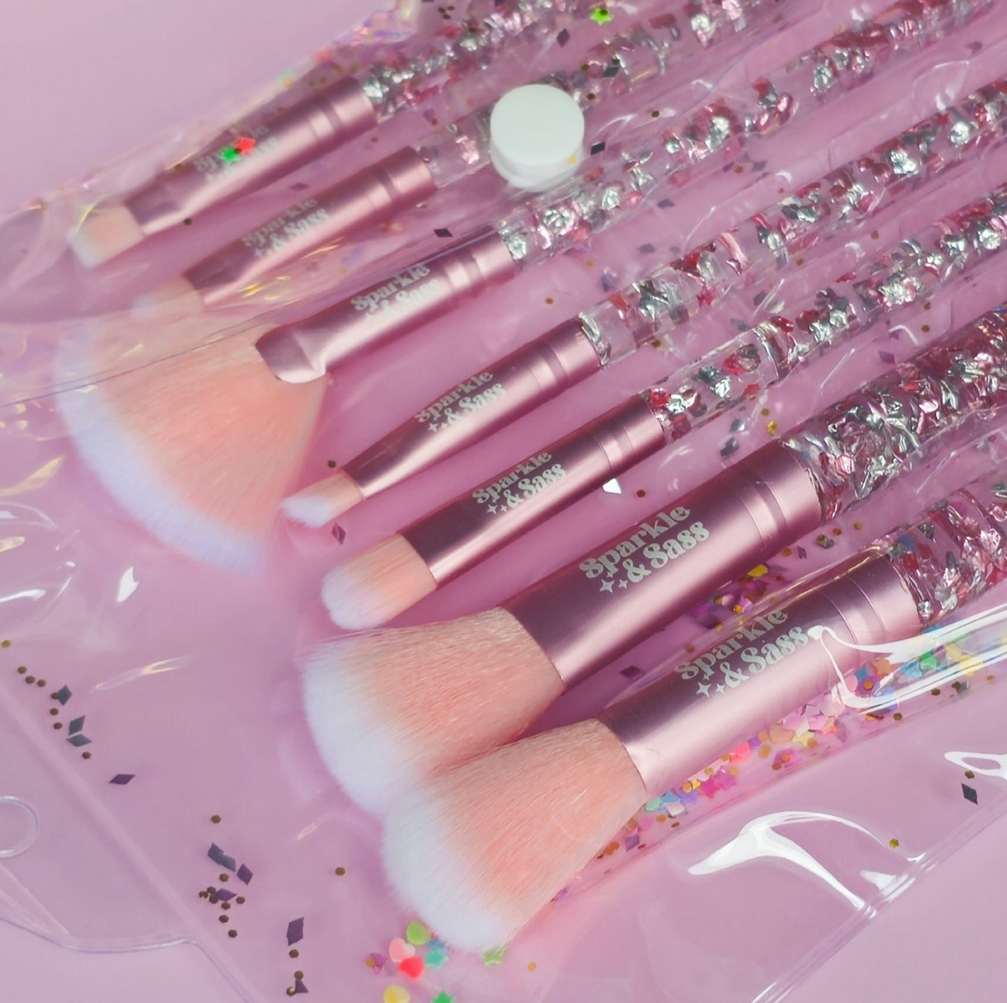 Sparkly Brush Set of 7