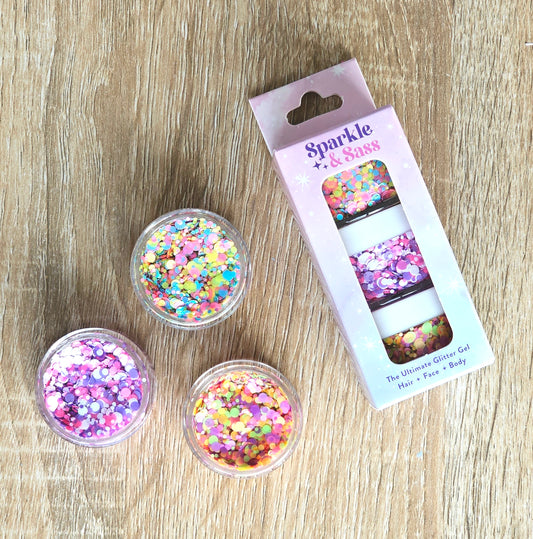 Glitter Gel - Candyland Pop - Set of 3