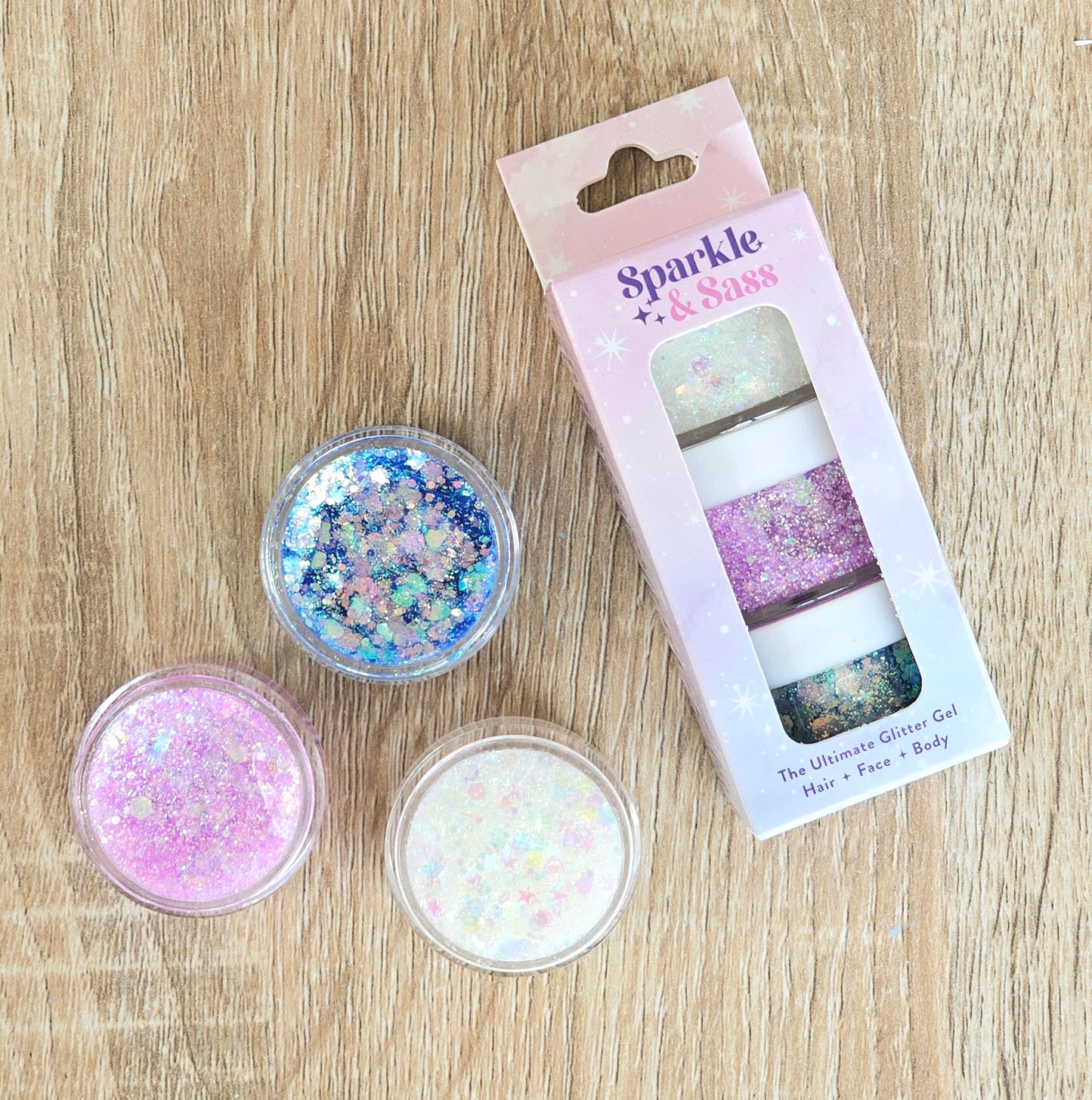 Glitter Gel - Snow Queen - Set of 3