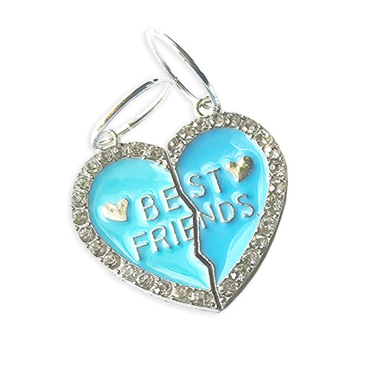 Best Friends Blue Hair Charms