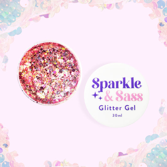 Glitter Gel - Celestial Rose - 30ml